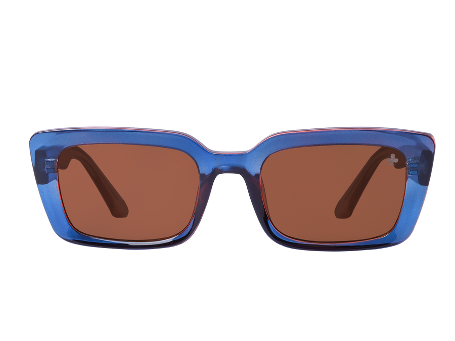 Rosa Valentine Square Sunglasses - 8807 Blue