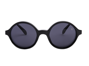 Rosa Valentine Round Sunglasses - 6227 Black