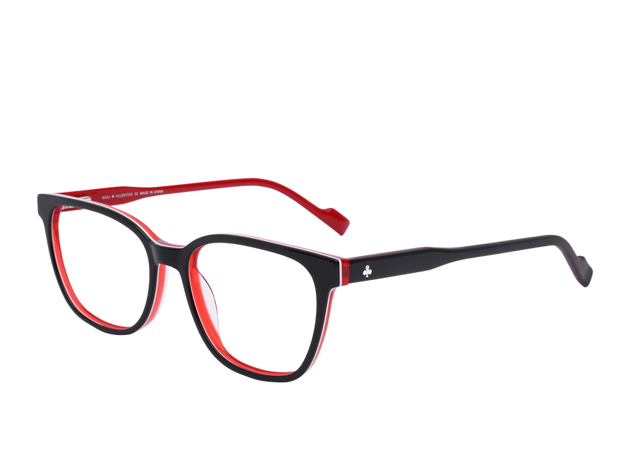 Rosa Valentine Square Frames - 10296-1 Black Red