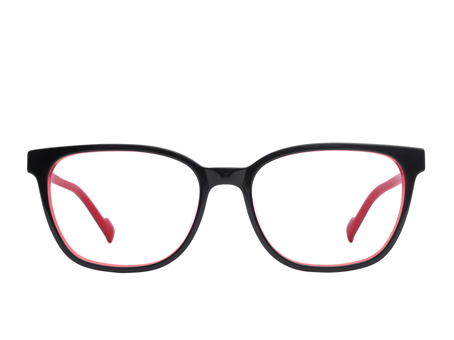 Rosa Valentine Square Frames - 10296-1 Black Red