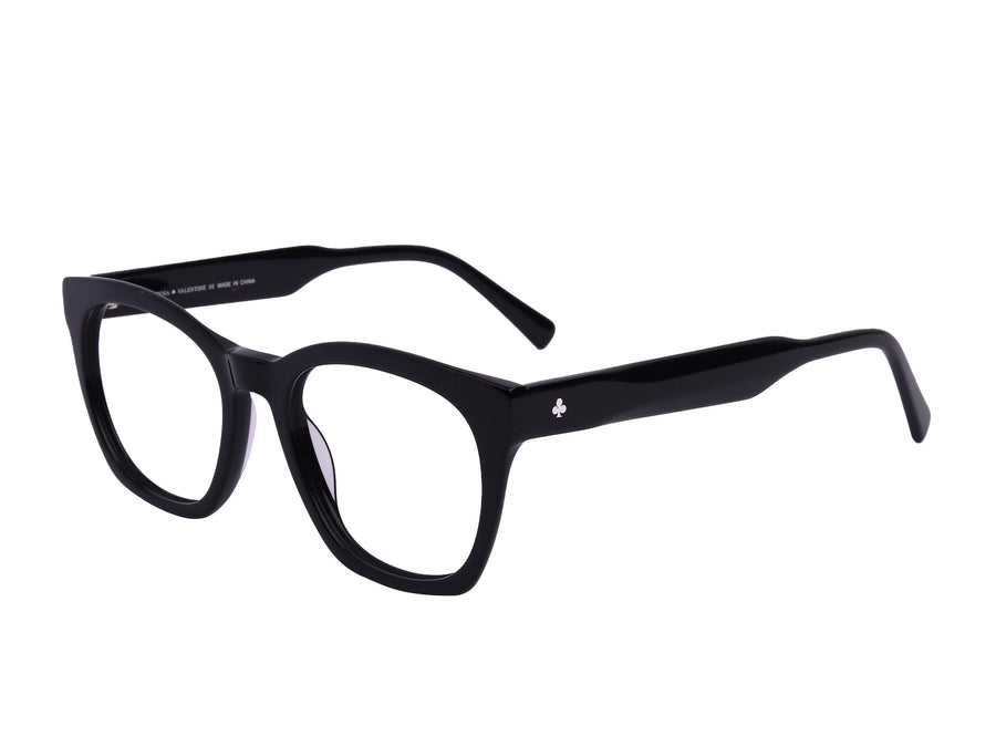 Rosa Valentine Round Frames - F1061 Black