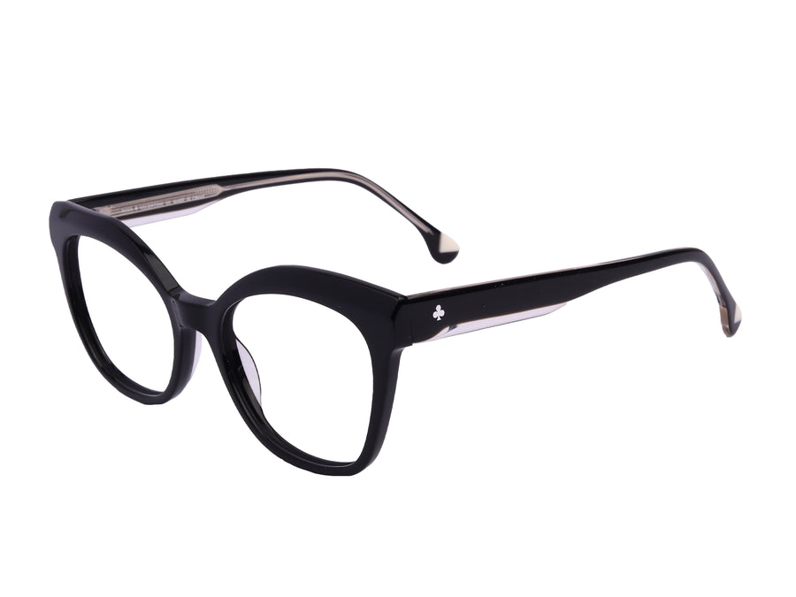 Rosa Valentine Round Frames - F1058 Black