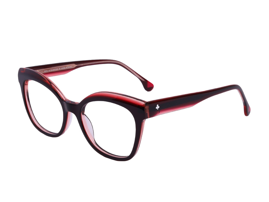 Rosa Valentine Round Frames - F1058 Red