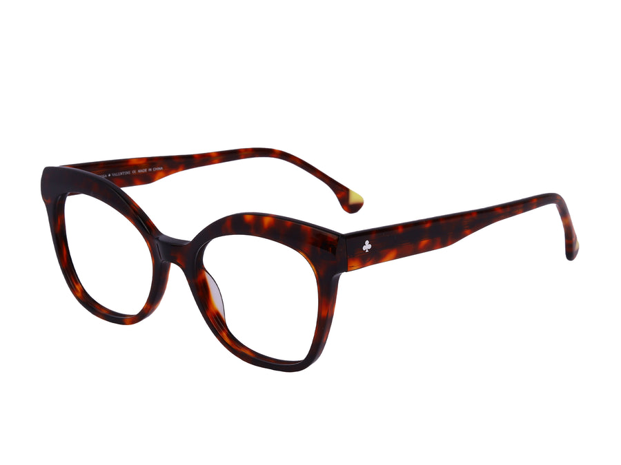 Rosa Valentine Round Frames - F1058 Havana