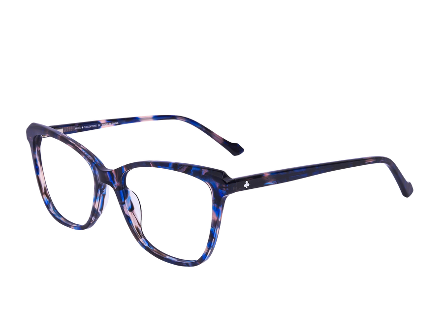 Rosa Valentine Square Frames - XC84022 Blue Havana