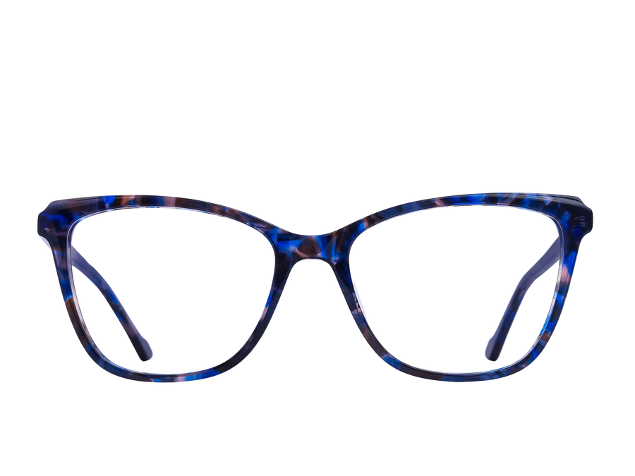 Rosa Valentine Square Frames - XC84022 Blue Havana