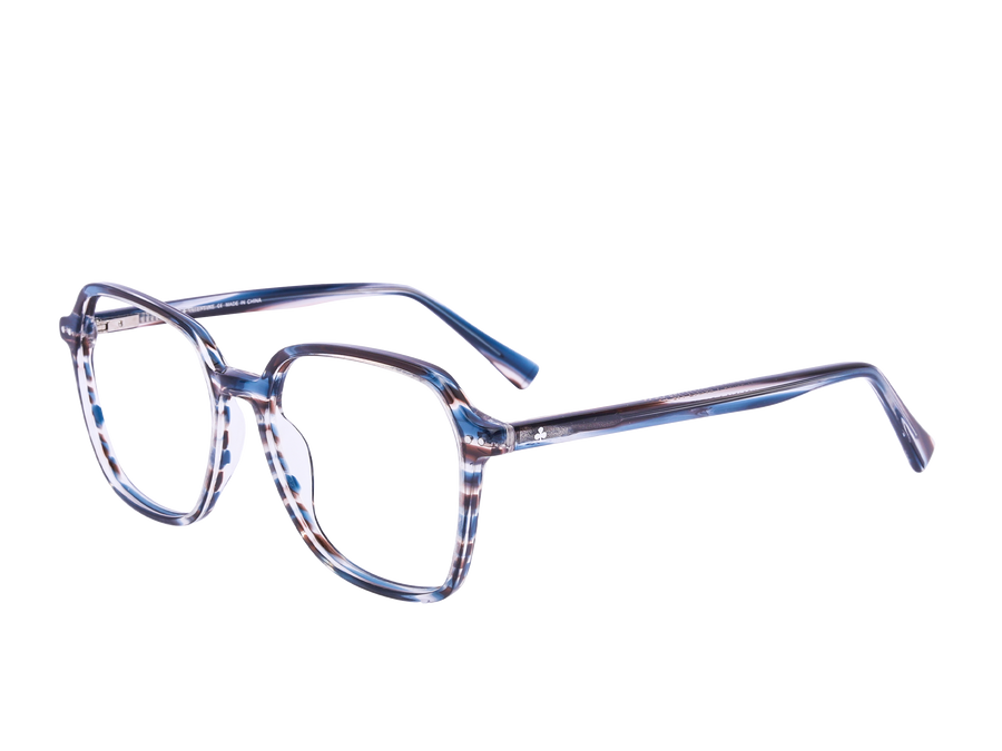 Rosa Valentine Square Frames - XC84048-2 Blue Havana