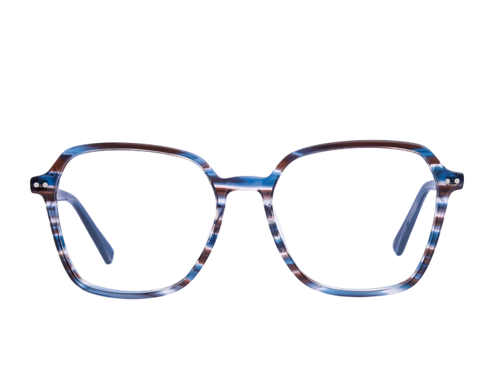 Rosa Valentine Square Frames - XC84048-2 Blue Havana