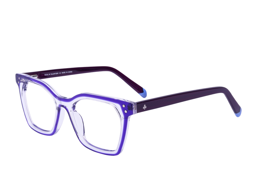 Rosa Valentine Square Frames - 9040 Crystal Purble