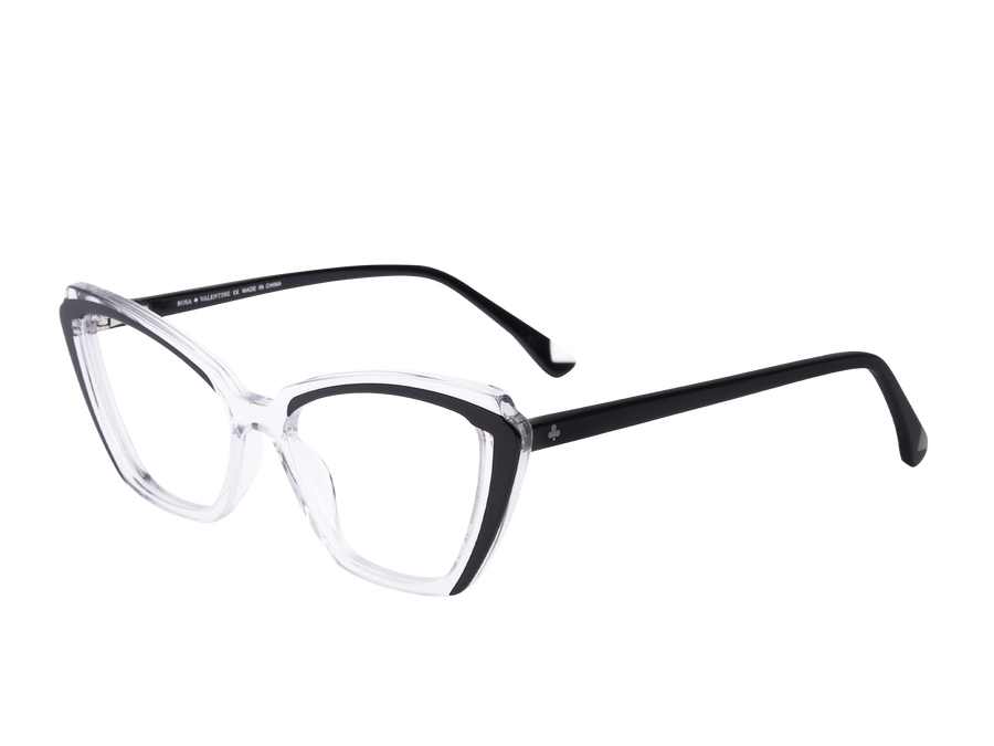 Rosa Valentine Cat-Eye Frames - 9038 Crystal