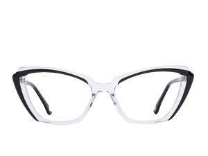 Rosa Valentine Cat-Eye Frames - 9038 Crystal