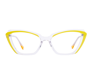 Rosa Valentine Cat-Eye Frames - 9038 Crystal Yellow