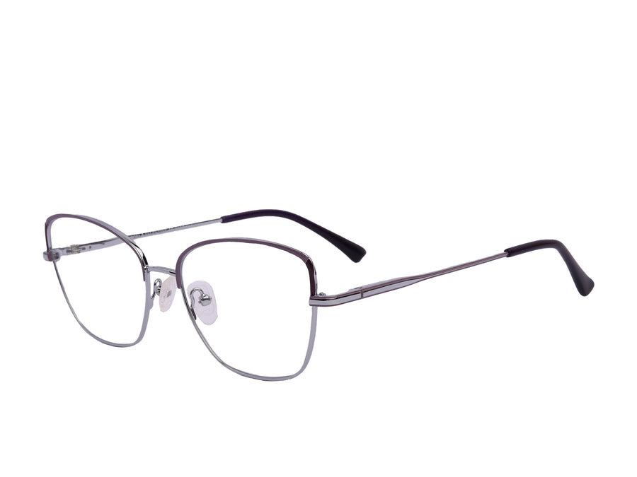 Rosa Valentine Cat-Eye Frames - 12056 Silver