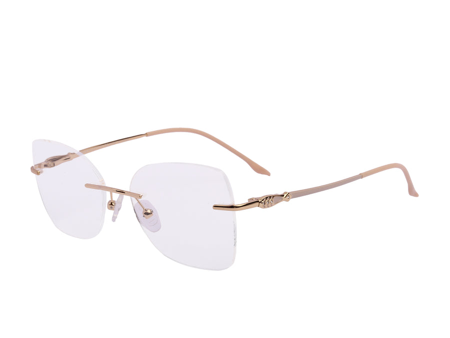 Rosa Valentine Cat-Eye Frames - 12149 Gold