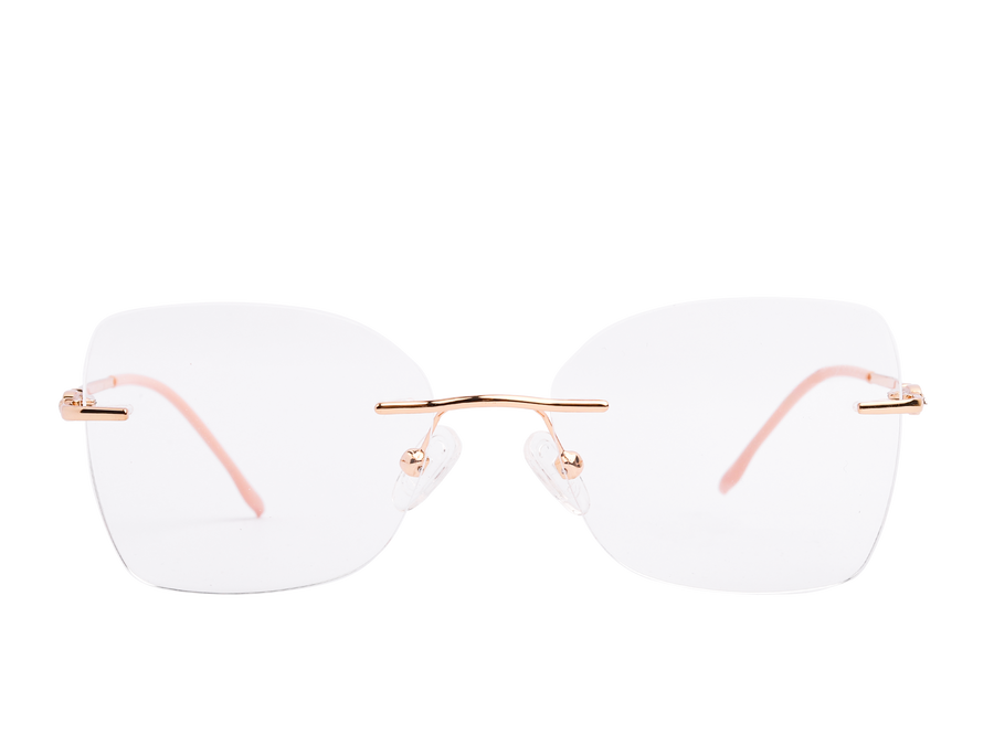 Rosa Valentine Cat-Eye Frames - 12149 Gold Beige