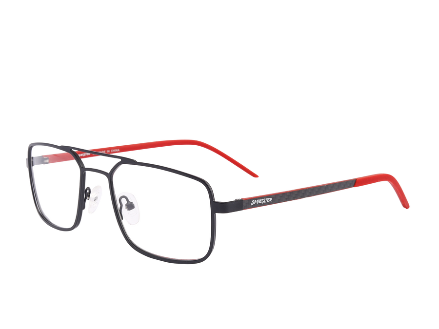 Sportster Square Frames - 7528 Black Red