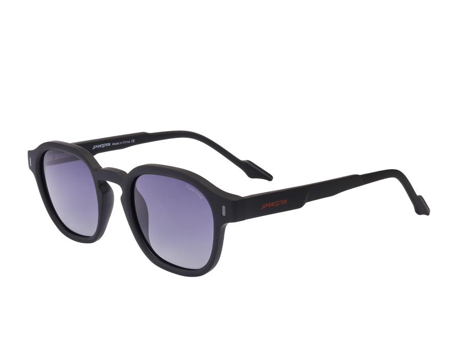 Sportster Round Sunglasses - MRT03-05 Black 1