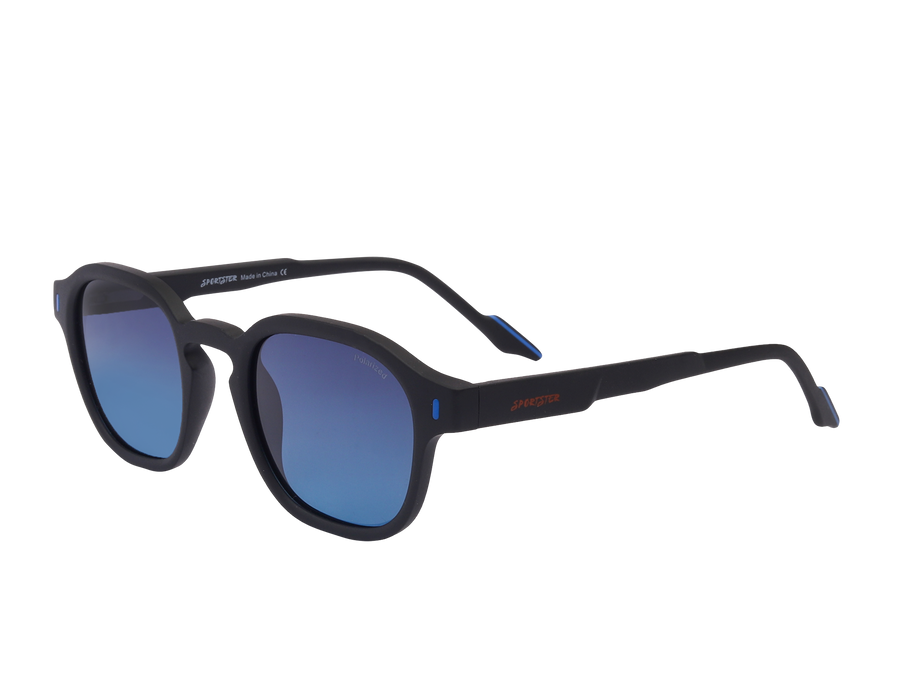 Sportster Round Sunglasses - MRT03-05 Matte Black