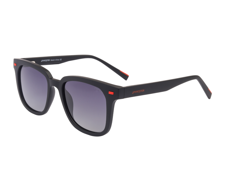 Sportster Square Sunglasses - MRT06-11 Matte Black