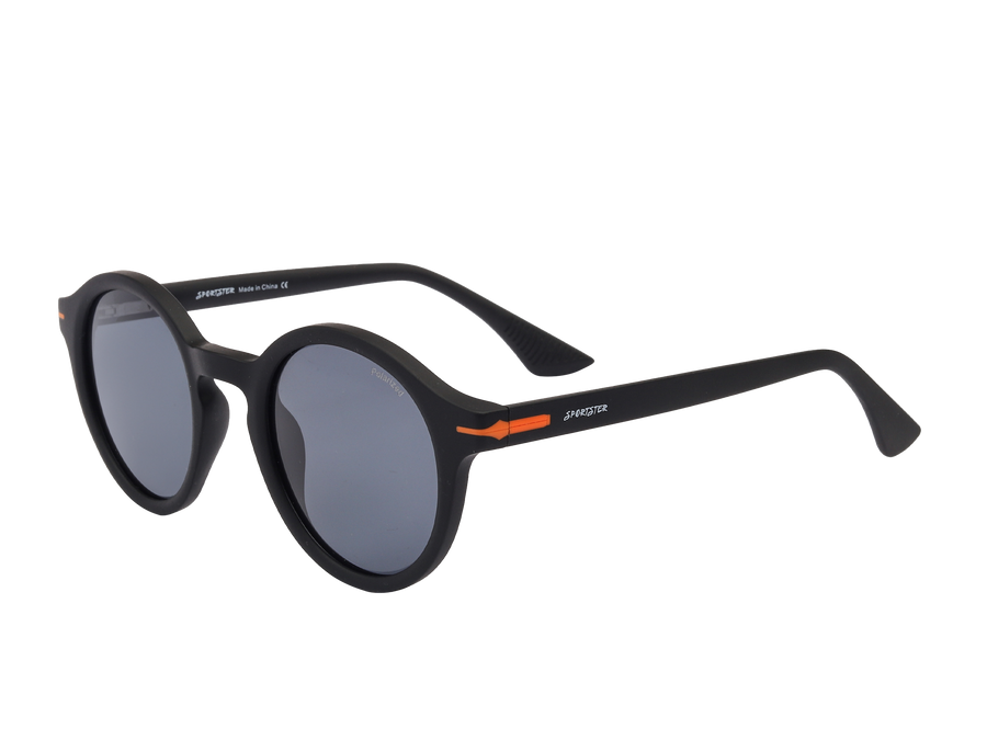 Sportster Round Sunglasses - MRT05-10 Matte Black