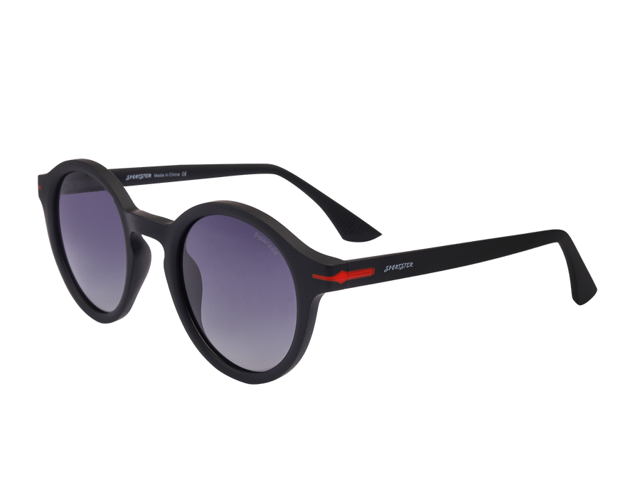 Sportster Round Sunglasses - MRT05-10 Matte Black 1