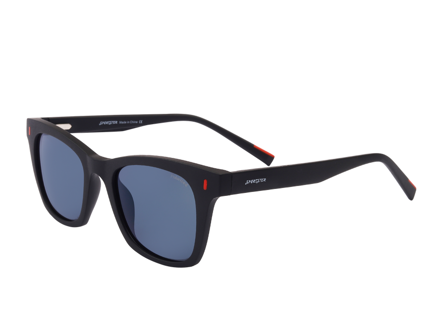 Sportster Square Sunglasses - MRT06-12 Matte Black