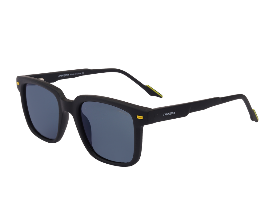 Sportster Square Sunglasses - MRT03-06 Matte Black