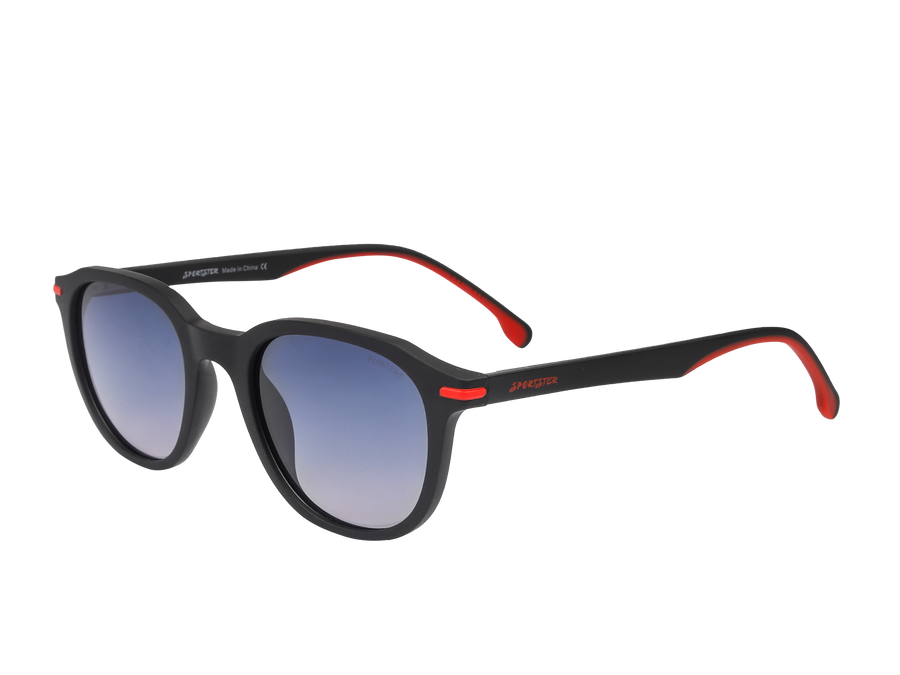 Sportster Round Sunglasses - MRT01-02 Matte Black