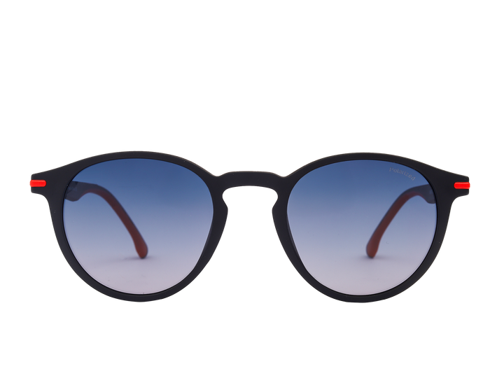 Sportster Round Sunglasses - MRT01-01 Black Red