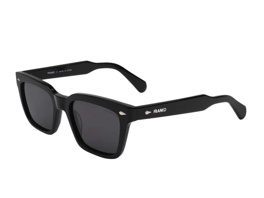 Franco Square Sunglasses - S900 Black