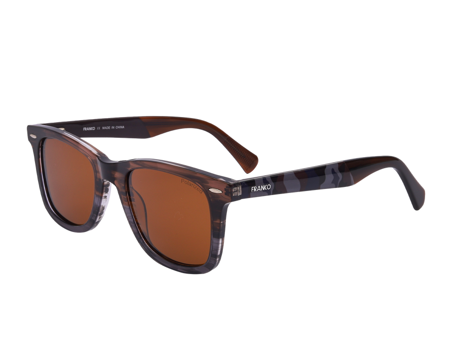 Franco Square Sunglasses - S8928 Havana