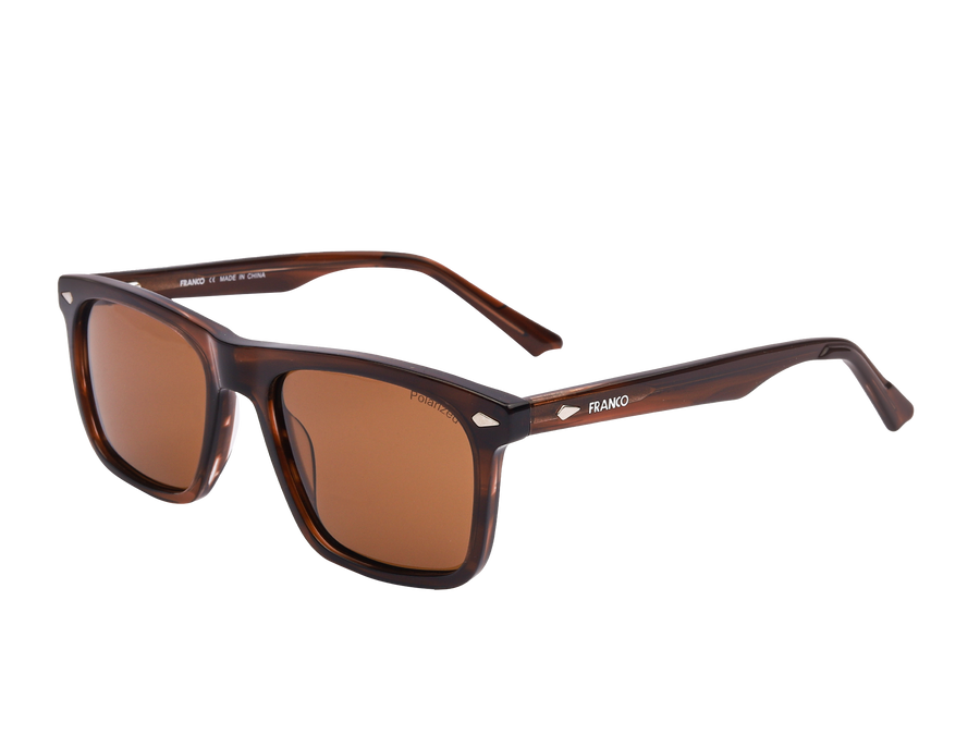 Franco Square Sunglasses - S905 Brown