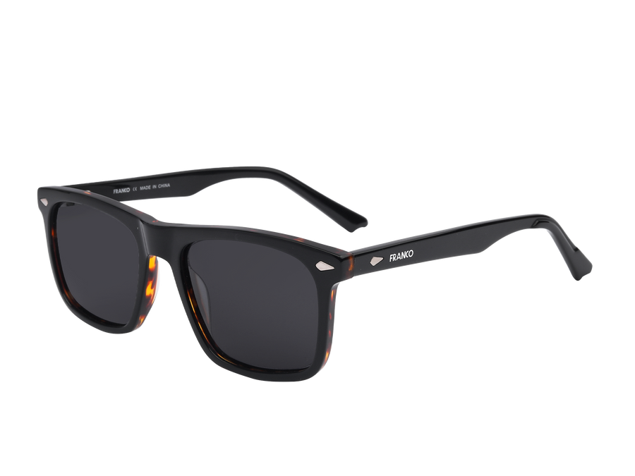 Franco Square Sunglasses - S905 Black