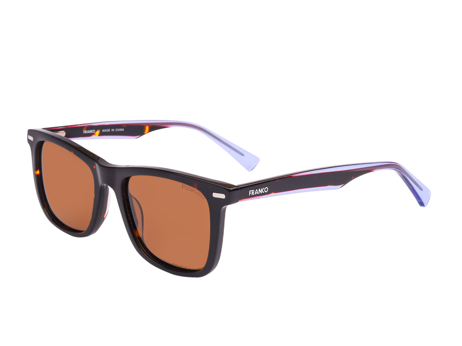 Franco Square Sunglasses - S8930 Havana