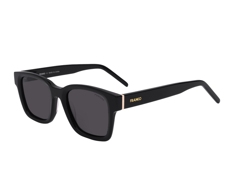 Franco Square Sunglasses - S0832 Black