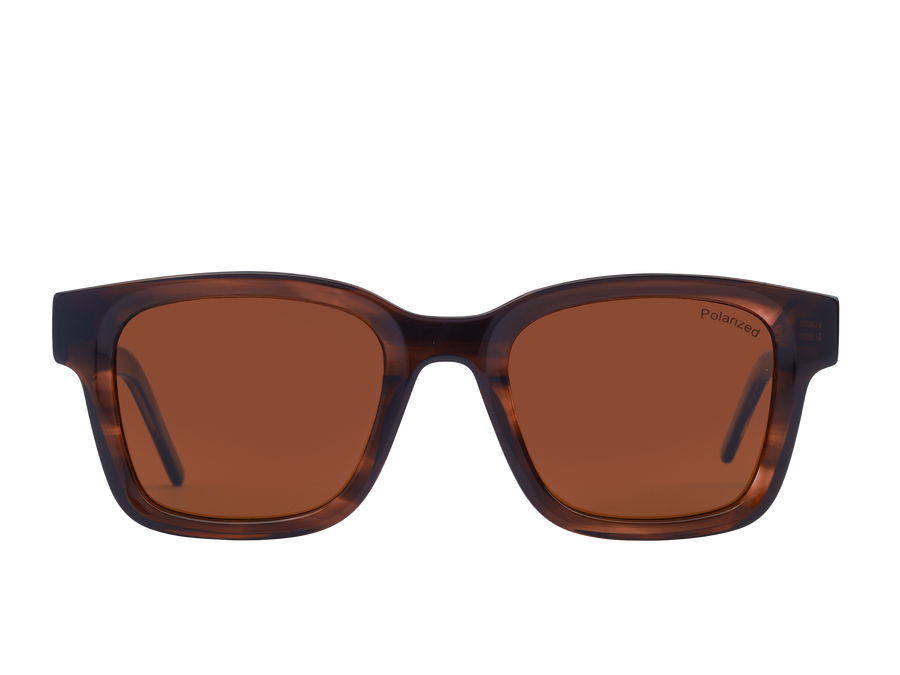 Franco Square Sunglasses - S0832 Brown