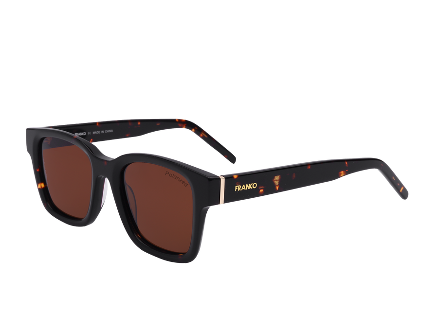 Franco Square Sunglasses - S0832 Havana