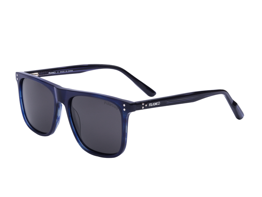 Franco Square Sunglasses - S810 Black