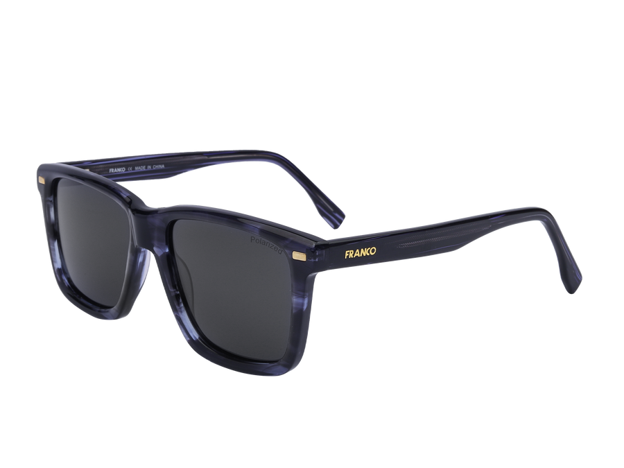 Franco Square Sunglasses - S1317 Blue Havana