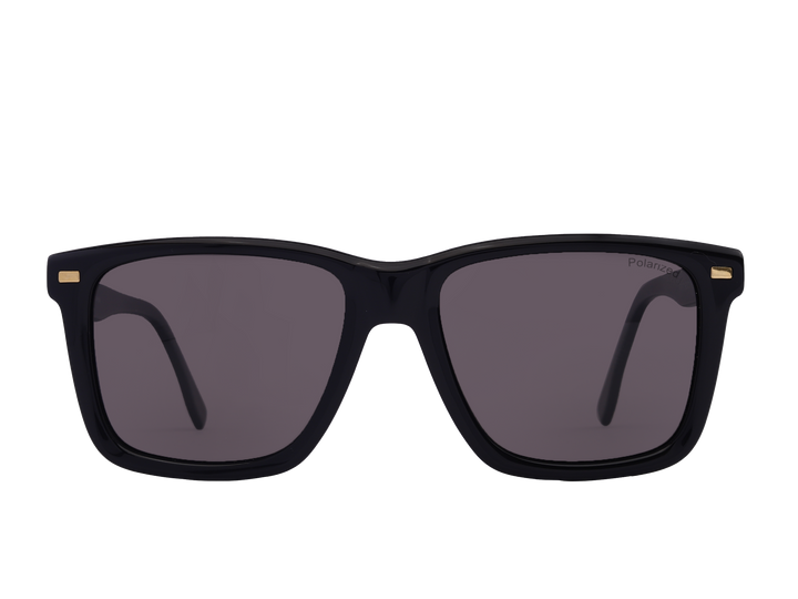 Franco Square Sunglasses - S1317 Black