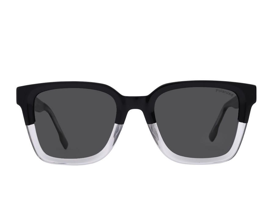 Franco Square Sunglasses - S2876 Black Crystal