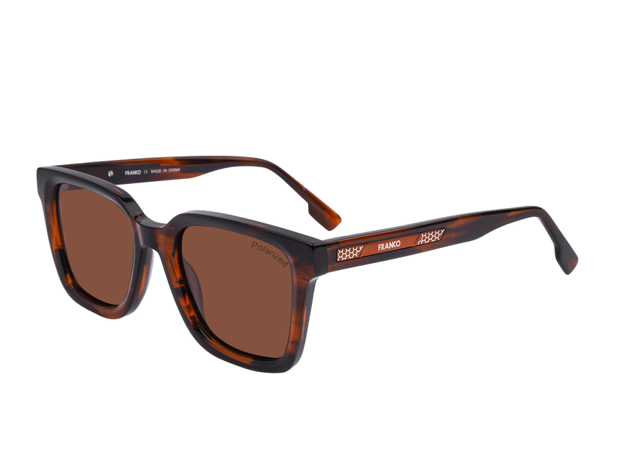 Franco Square Sunglasses - S2876 Havana