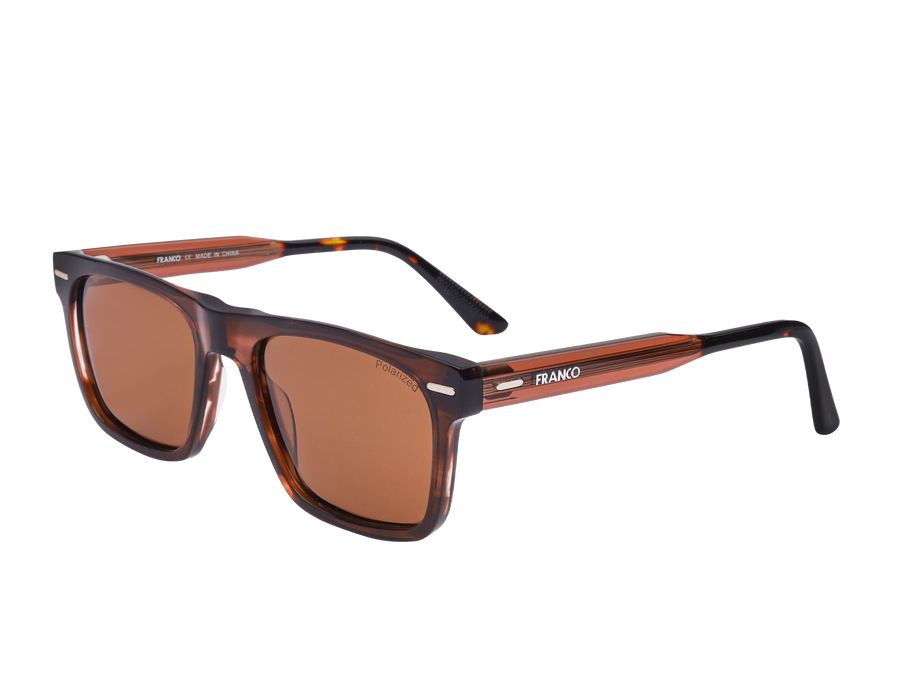 Franco Square Sunglasses - S5860 Havana