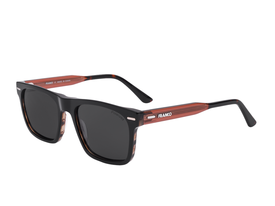 Franco Square Sunglasses - S5860 Black