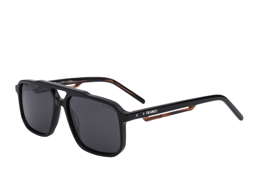 Franco Square Sunglasses - S18MV Black