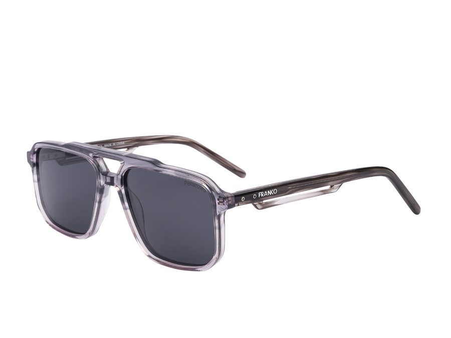 Franco Square Sunglasses - S18MV Crystal