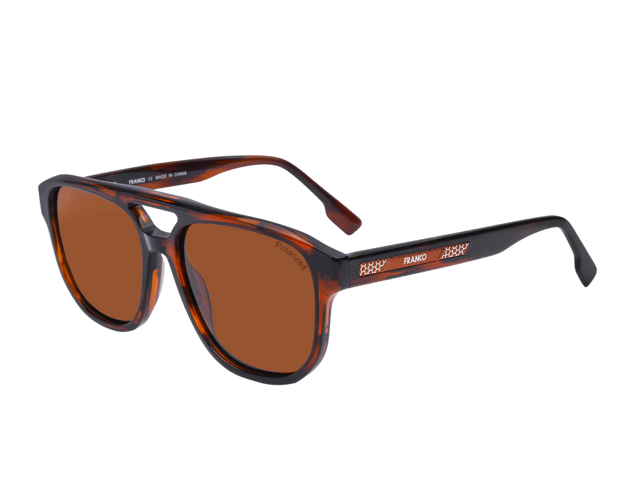 Franco Square Sunglasses - S2878 Havana