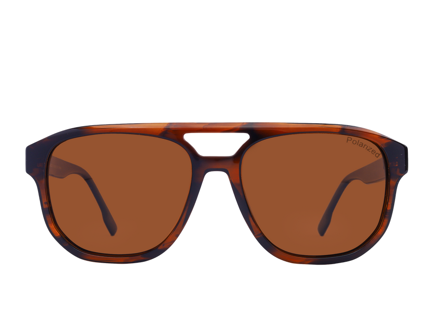 Franco Square Sunglasses - S2878 Havana