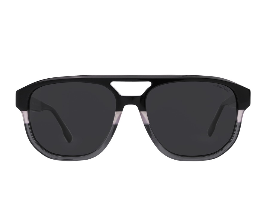 Franco Square Sunglasses - S2878 Grey Black