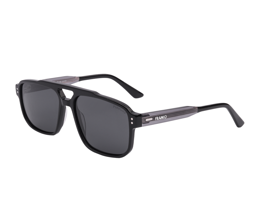 Franco Square Sunglasses - S5862 Black